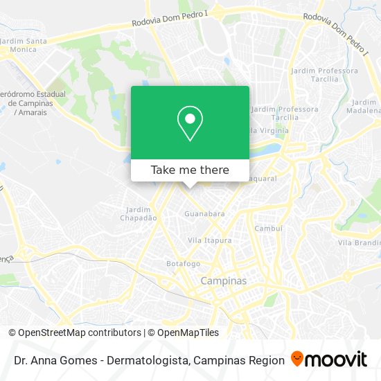 Dr. Anna Gomes - Dermatologista map