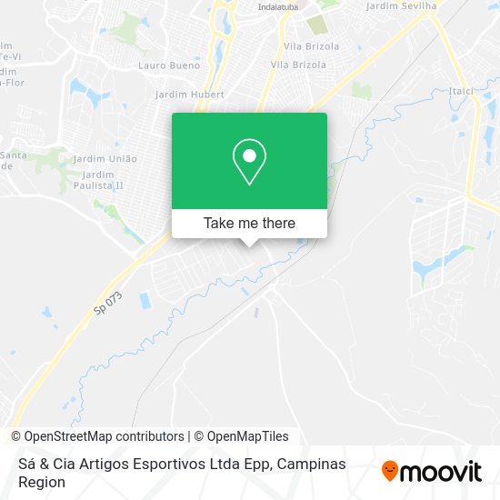 Sá & Cia Artigos Esportivos Ltda Epp map