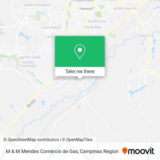 M & M Mendes Comércio de Gas map