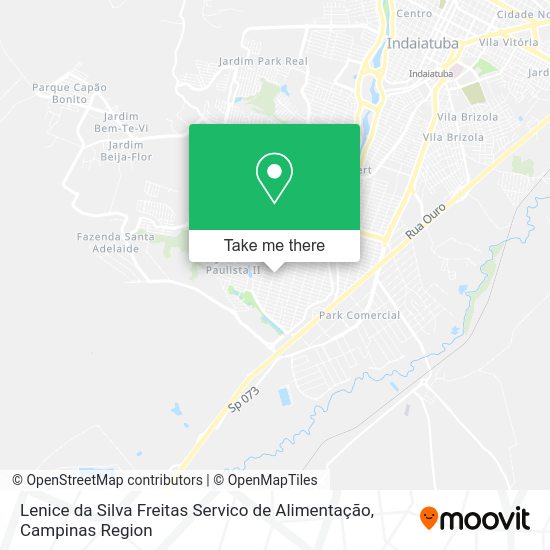 Lenice da Silva Freitas Servico de Alimentação map
