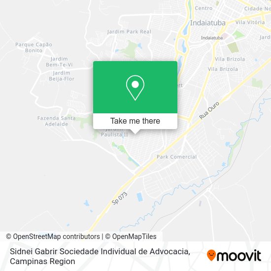 Sidnei Gabrir Sociedade Individual de Advocacia map