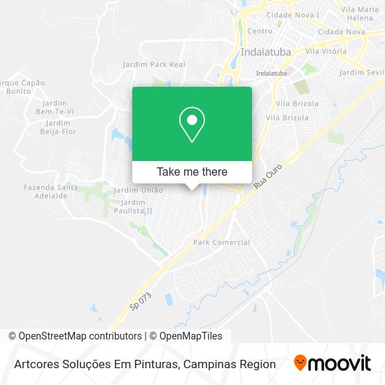 Artcores Soluções Em Pinturas map