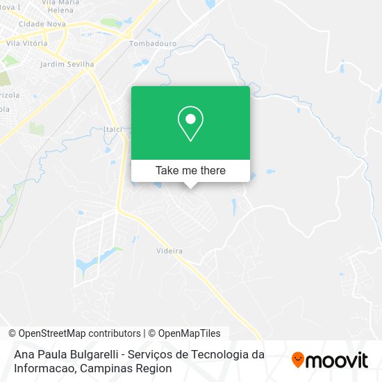 Ana Paula Bulgarelli - Serviços de Tecnologia da Informacao map
