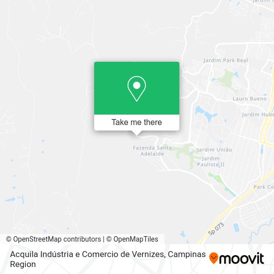 Acquila Indústria e Comercio de Vernizes map