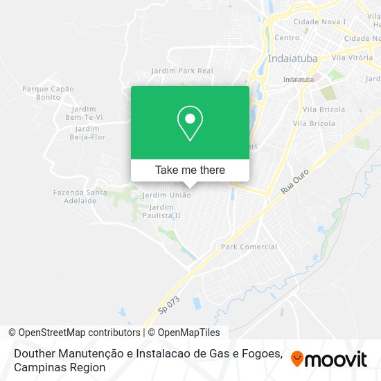 Douther Manutenção e Instalacao de Gas e Fogoes map