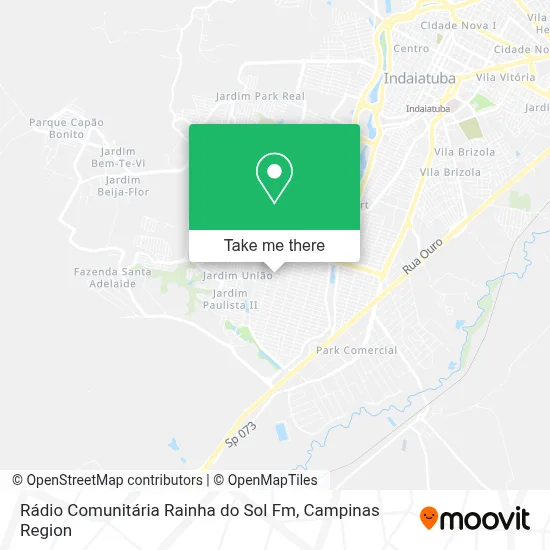 Rádio Comunitária Rainha do Sol Fm map