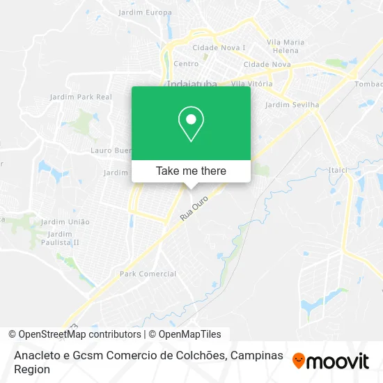 Anacleto e Gcsm Comercio de Colchões map