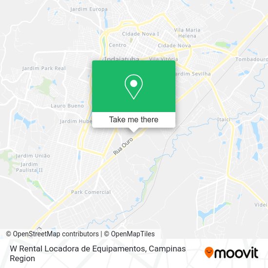W Rental Locadora de Equipamentos map