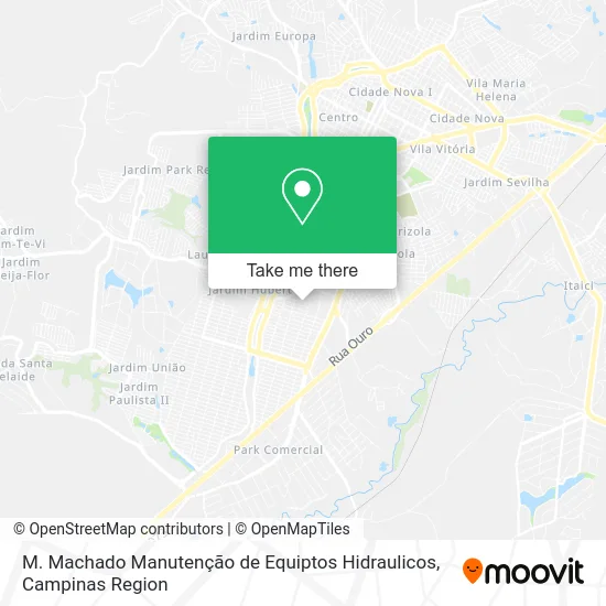 M. Machado Manutenção de Equiptos Hidraulicos map