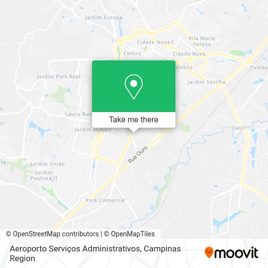 Aeroporto Serviços Administrativos map