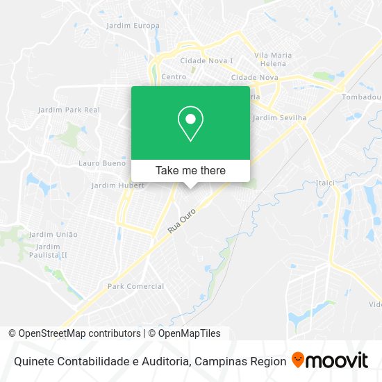 Quinete Contabilidade e Auditoria map