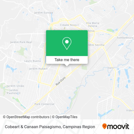 Cobeart & Canaan Paisagismo map