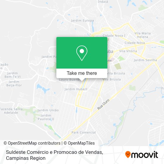 Suldeste Comércio e Promocao de Vendas map
