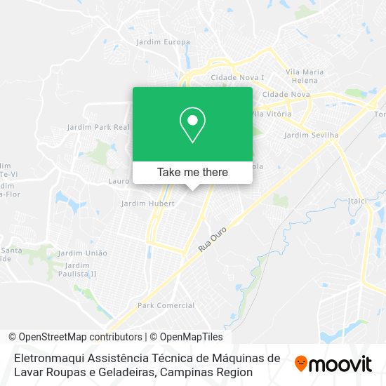 Eletronmaqui Assistência Técnica de Máquinas de Lavar Roupas e Geladeiras map