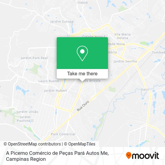 A Picerno Comércio de Peças Pará Autos Me map
