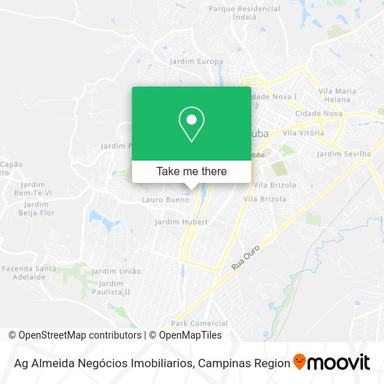 Ag Almeida Negócios Imobiliarios map