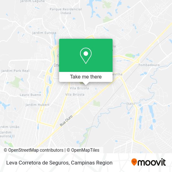 Leva Corretora de Seguros map