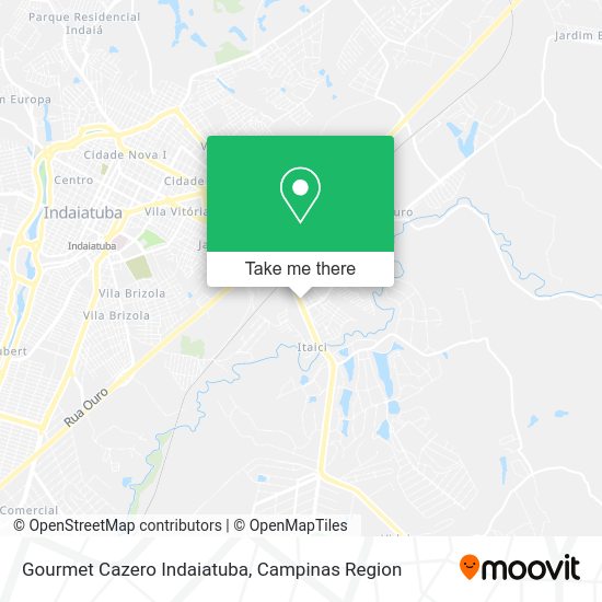 Gourmet Cazero Indaiatuba map