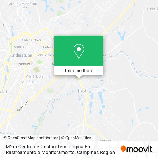 M2m Centro de Gestão Tecnologica Em Rastreamento e Monitoramento map
