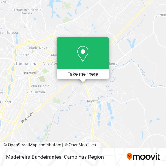 Madeireira Bandeirantes map