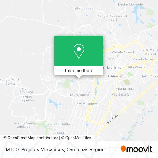 M.D.O. Projetos Mecânicos map