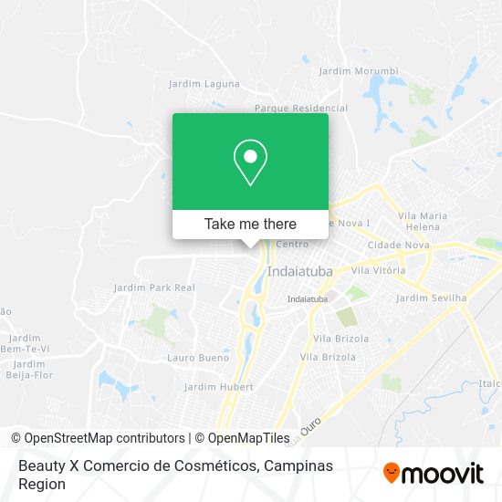 Beauty X Comercio de Cosméticos map