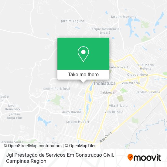 Jgl Prestação de Servicos Em Construcao Civil map
