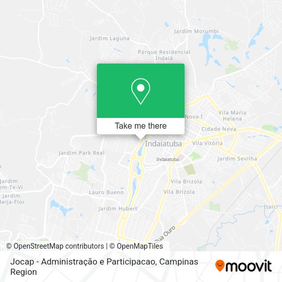 Jocap - Administração e Participacao map