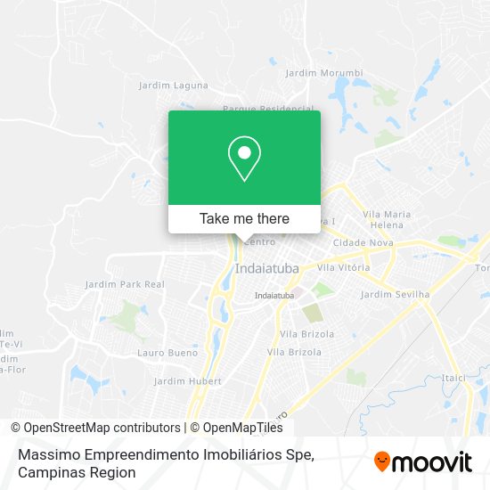 Massimo Empreendimento Imobiliários Spe map