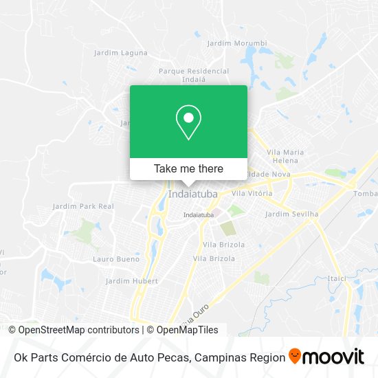 Ok Parts Comércio de Auto Pecas map