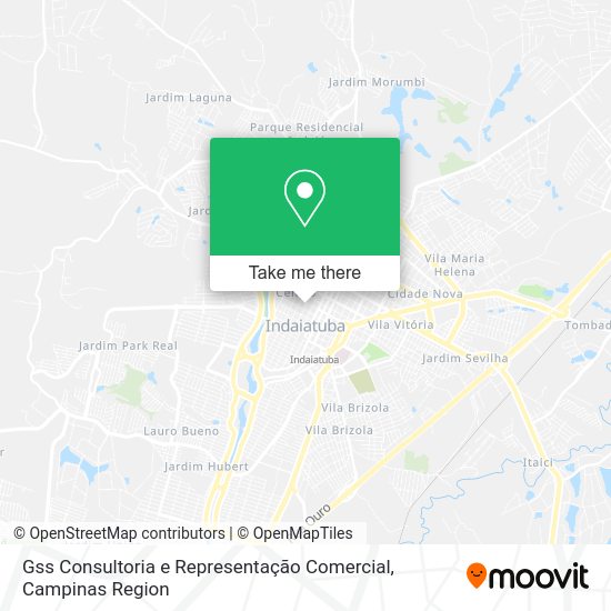 Gss Consultoria e Representação Comercial map