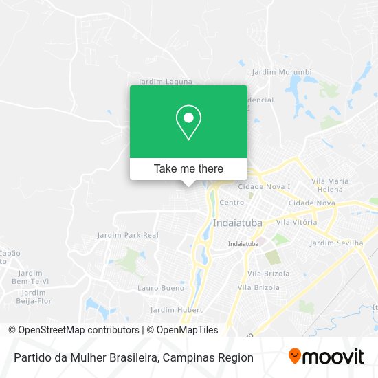 Partido da Mulher Brasileira map