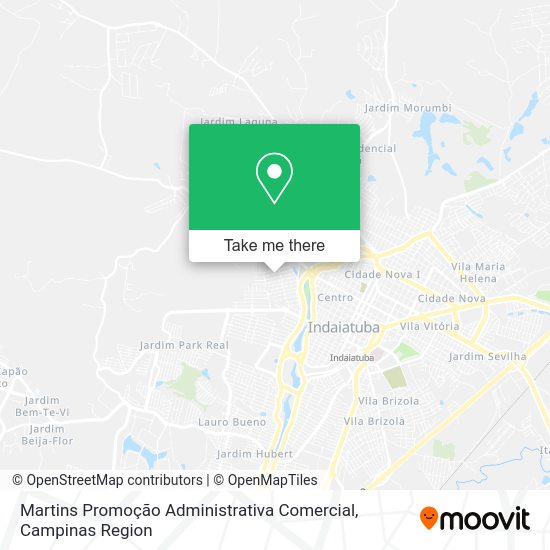 Martins Promoção Administrativa Comercial map