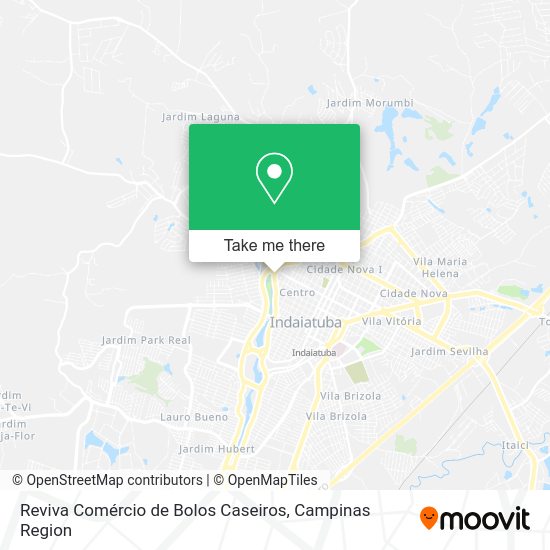 Reviva Comércio de Bolos Caseiros map