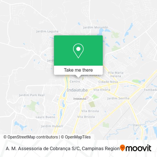 A. M. Assessoria de Cobrança S / C map