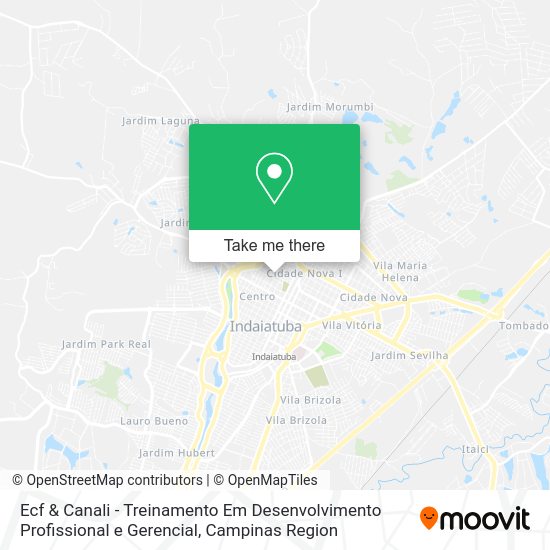 Ecf & Canali - Treinamento Em Desenvolvimento Profissional e Gerencial map