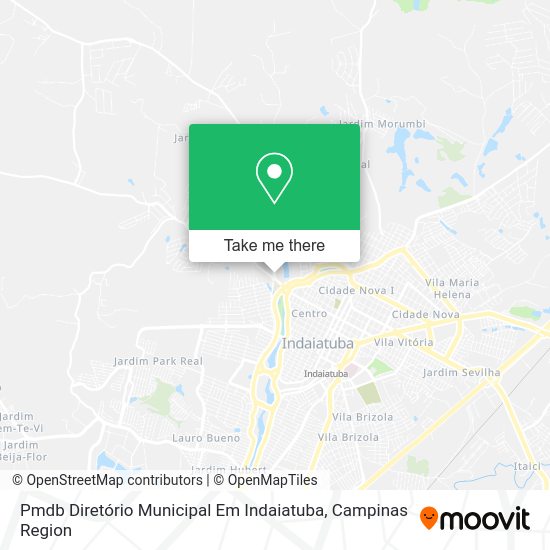 Pmdb Diretório Municipal Em Indaiatuba map