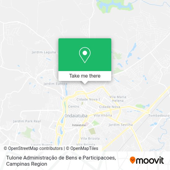 Tulone Administração de Bens e Participacoes map