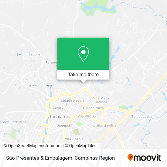 São Presentes & Embalagem map