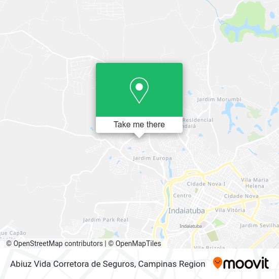 Abiuz Vida Corretora de Seguros map