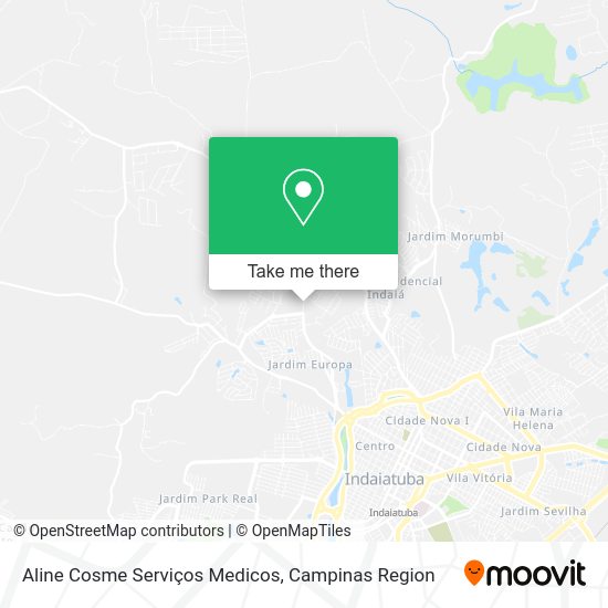 Aline Cosme Serviços Medicos map