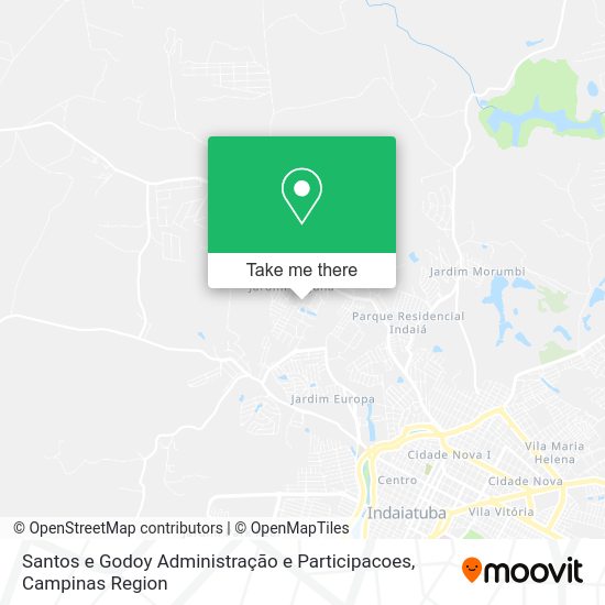 Santos e Godoy Administração e Participacoes map