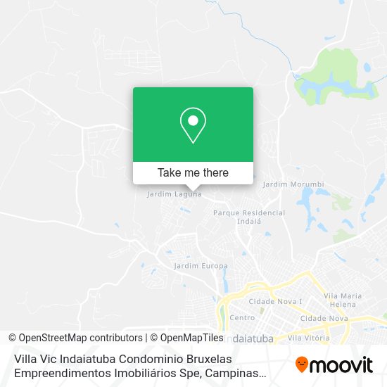 Villa Vic Indaiatuba Condominio Bruxelas Empreendimentos Imobiliários Spe map