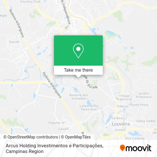Arcus Holding Investimentos e Participações map