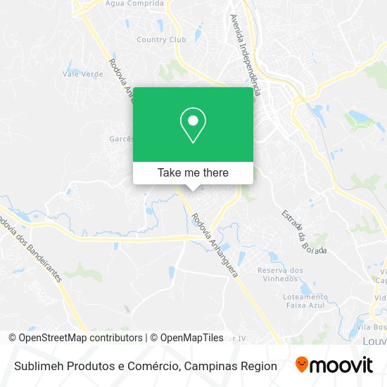 Sublimeh Produtos e Comércio map