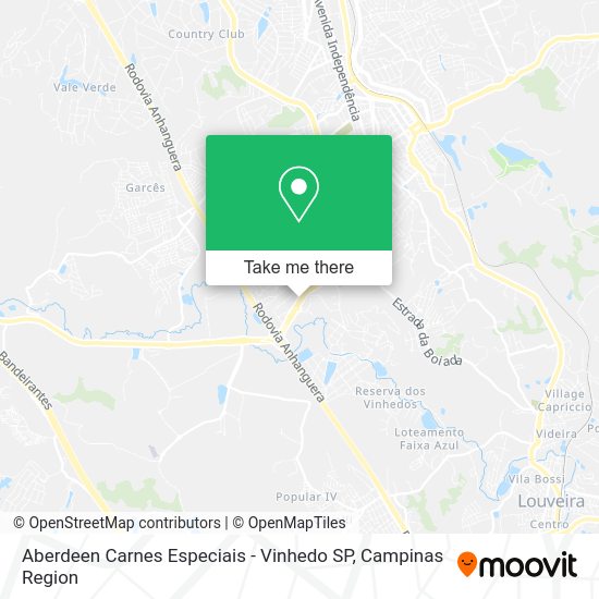 Aberdeen Carnes Especiais - Vinhedo SP map
