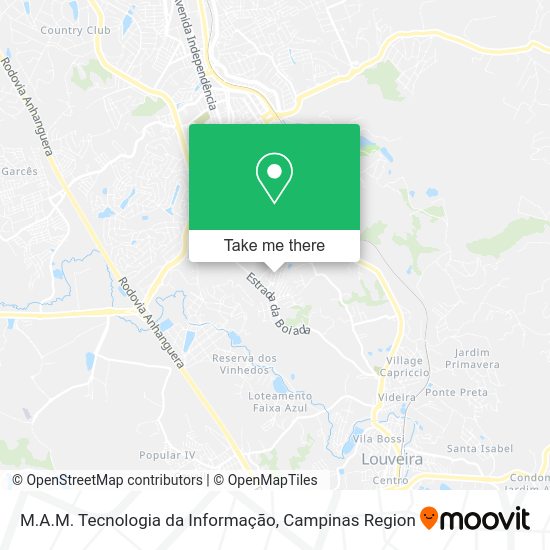 M.A.M. Tecnologia da Informação map