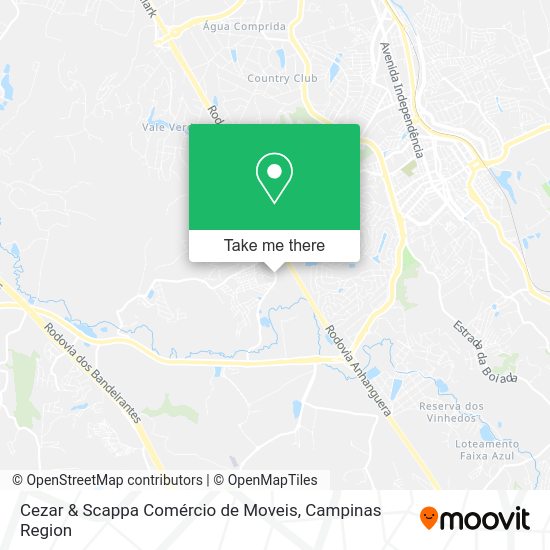 Cezar & Scappa Comércio de Moveis map
