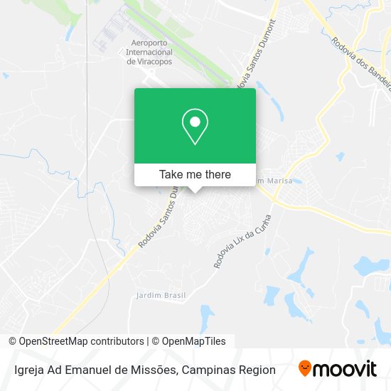 Igreja Ad Emanuel de Missões map