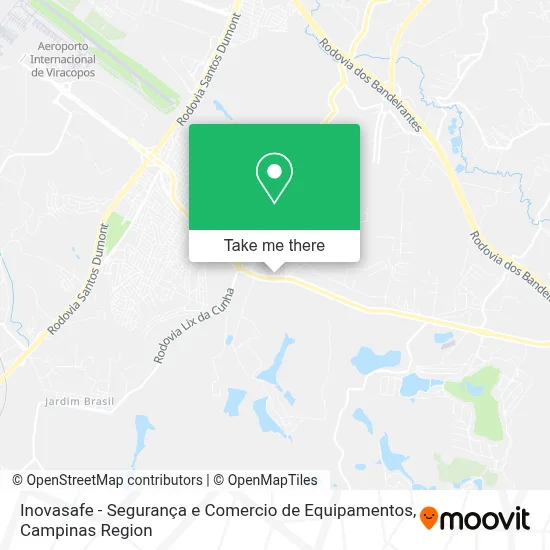 Inovasafe - Segurança e Comercio de Equipamentos map